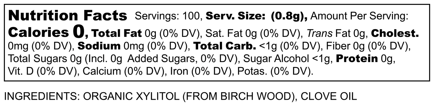Xylitol Dental Candy - Clove