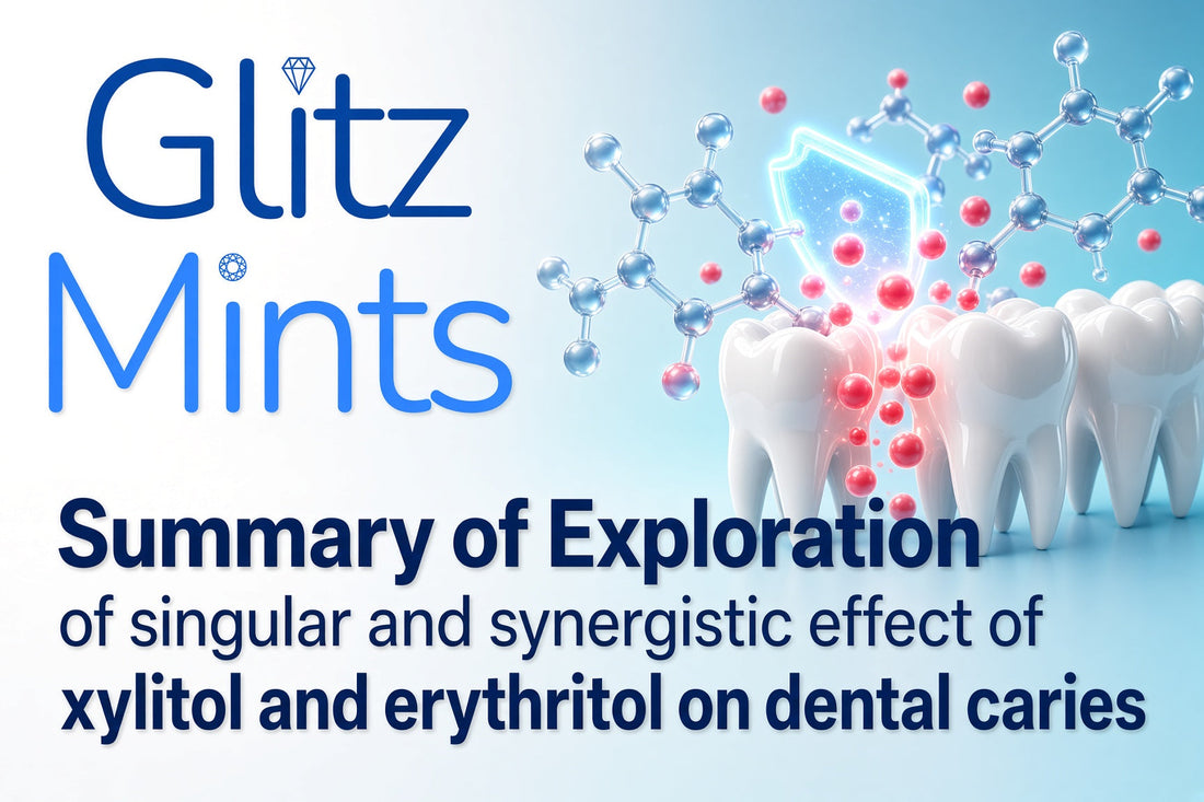 Summary of Exploration of singular and synergistic effect of xylitol and erythritol on causative agents of dental caries