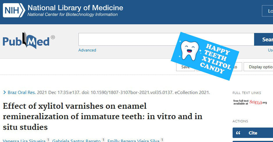 Summary of Effect of Effect of Xylitol varnishes on remineralization of artificial enamel caries lesions in vitro