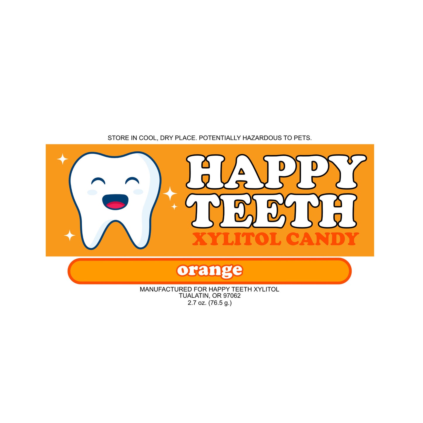 Xylitol Dental Candy - Orange